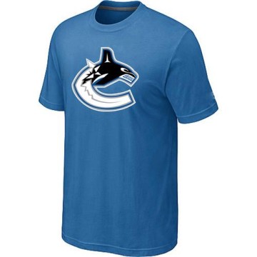 Men's Vancouver Canucks Big & Tall Logo T-Shirt - - Light Blue