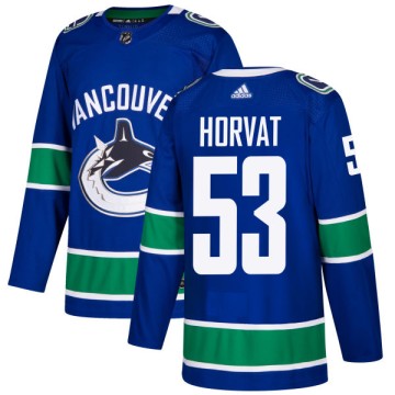 Authentic Adidas Men's Bo Horvat Vancouver Canucks Jersey - Blue