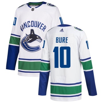 Authentic Adidas Men's Pavel Bure Vancouver Canucks zied Away Jersey - White