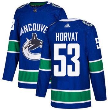 Authentic Adidas Youth Bo Horvat Vancouver Canucks Home Jersey - Blue