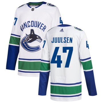 Authentic Adidas Youth Noah Juulsen Vancouver Canucks zied Away Jersey - White