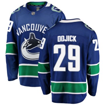 Breakaway Fanatics Branded Men's Gino Odjick Vancouver Canucks Home Jersey - Blue