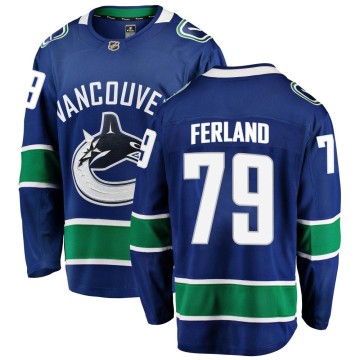 Breakaway Fanatics Branded Men's Micheal Ferland Vancouver Canucks Home Jersey - Blue