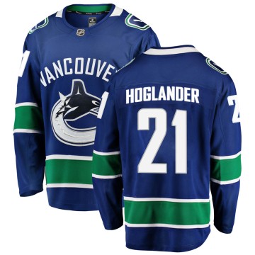Breakaway Fanatics Branded Men's Nils Hoglander Vancouver Canucks Home Jersey - Blue