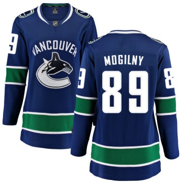 Breakaway Fanatics Branded Women's Alexander Mogilny Vancouver Canucks Home Jersey - Blue