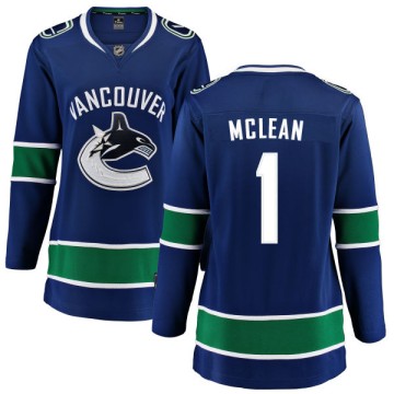 Breakaway Fanatics Branded Women's Kirk Mclean Vancouver Canucks Home Jersey - Blue