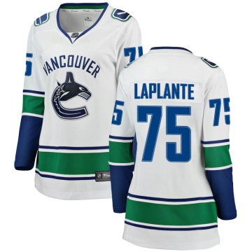 Breakaway Fanatics Branded Women's Yan Pavel Laplante Vancouver Canucks Yan Pavel LaPlante Away Jersey - White