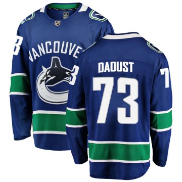 Breakaway Fanatics Branded Youth Alexis Daoust Vancouver Canucks Home Jersey - Blue