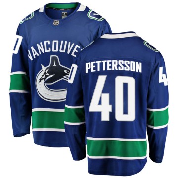 Breakaway Fanatics Branded Youth Elias Pettersson Vancouver Canucks Home Jersey - Blue