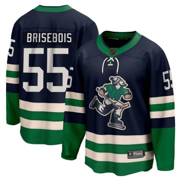 Breakaway Fanatics Branded Youth Guillaume Brisebois Vancouver Canucks Special Edition 2.0 Jersey - Navy
