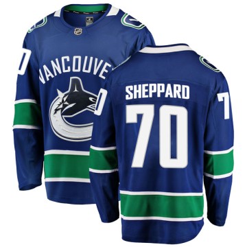 Breakaway Fanatics Branded Youth James Sheppard Vancouver Canucks Home Jersey - Blue