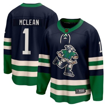 Breakaway Fanatics Branded Youth Kirk Mclean Vancouver Canucks Special Edition 2.0 Jersey - Navy