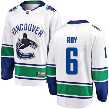 Breakaway Fanatics Branded Youth Marc-Olivier Roy Vancouver Canucks Away Jersey - White