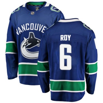 Breakaway Fanatics Branded Youth Marc-Olivier Roy Vancouver Canucks Home Jersey - Blue