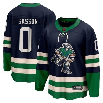 Breakaway Fanatics Branded Youth Max Sasson Vancouver Canucks Special Edition 2.0 Jersey - Navy