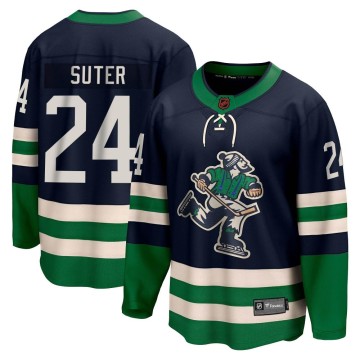 Breakaway Fanatics Branded Youth Pius Suter Vancouver Canucks Special Edition 2.0 Jersey - Navy
