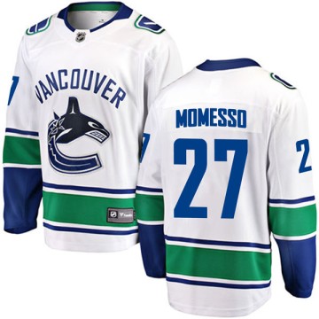 Breakaway Fanatics Branded Youth Sergio Momesso Vancouver Canucks Away Jersey - White