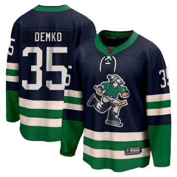 Breakaway Fanatics Branded Youth Thatcher Demko Vancouver Canucks Special Edition 2.0 Jersey - Navy
